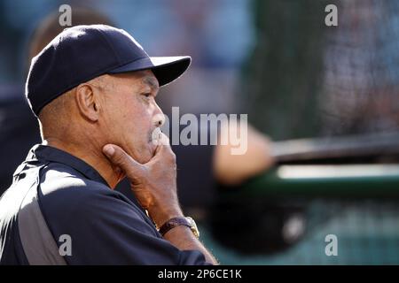 Reggie Jackson - My daughter Kim and I at the Angel Yankee game in