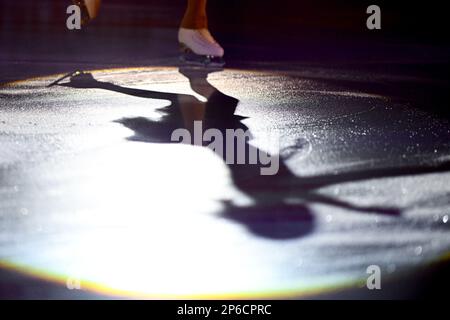 Xiangyi AN (CHN), during the Exhibition Gala, at the ISU World Junior Figure Skating Championships 2023, at WinSport Arena, on March 5, 2023 in Calgary, Canada. Credit: Raniero Corbelletti/AFLO/Alamy Live News Stock Photo