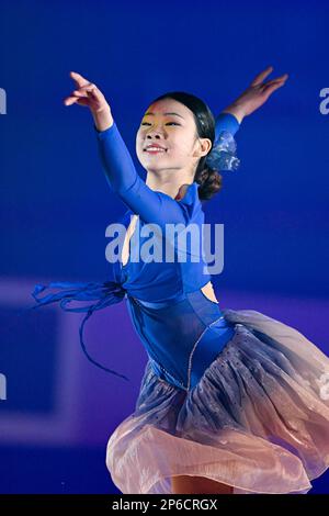 Xiangyi AN (CHN), during the Exhibition Gala, at the ISU World Junior Figure Skating Championships 2023, at WinSport Arena, on March 5, 2023 in Calgary, Canada. Credit: Raniero Corbelletti/AFLO/Alamy Live News Stock Photo