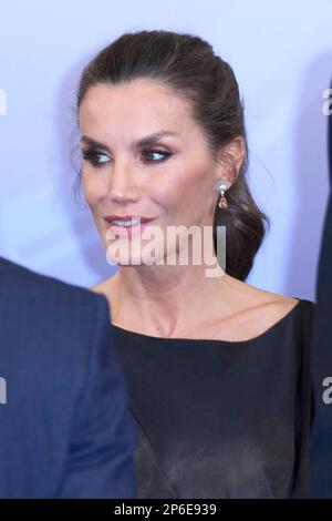 Madrid, Madrid, Spain. 7th Mar, 2023. Queen Letizia of Spain attends 21st Concert 'In Memoriam' Victims of Terrorism at National Auditorium on March 7, 2023 in Madrid, Spain (Credit Image: © Jack Abuin/ZUMA Press Wire) EDITORIAL USAGE ONLY! Not for Commercial USAGE! Stock Photo