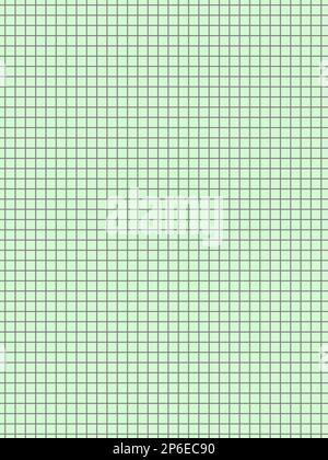 black colour graph paper over green useful as a background Stock Photo