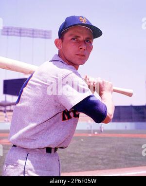 Infielder Bud Harrelson of New York Mets is shown in St. Petersburg, Fla.,  March 1976. (AP Photo/Harry Harris Stock Photo - Alamy