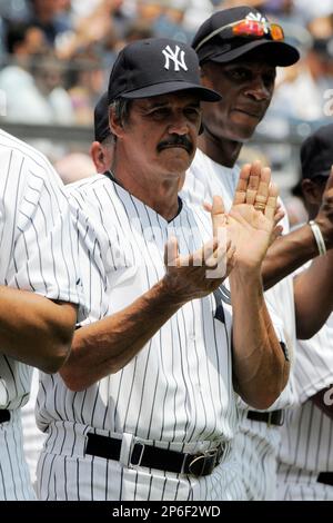 ANAHEIM, CA - JULY 17: New York Yankees pitcher Ron Marinaccio (97)  pitching during an MLB baseball game against the Los Angeles Angels played  on July 17, 2023 at Angel Stadium in