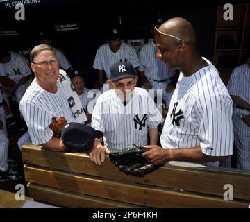 Former New York Yankees outfielder Darryl Strawberry during Old