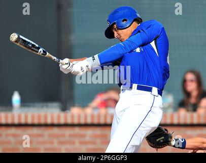 April 9, 2012 Placentia, CA.IMG Academy First baseman Manny Ramirez Jr. #44  during the National Classic Tournament Prep Baseball game between Cypress High  School and IMG Academy at El Dorado High School..Louis