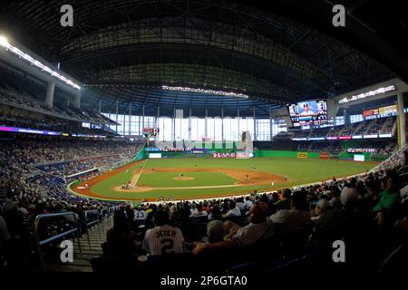 USA, Florida, Miami, New Marlins Ballpark, baseball stadium Stock Photo -  Alamy