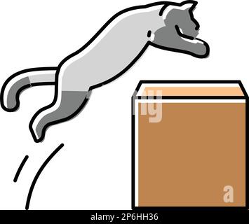 onto preposition english color icon vector illustration Stock Vector