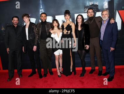 Mason Gooding, Melissa Barrera, Jenna Ortega and Courteney Cox attend ...