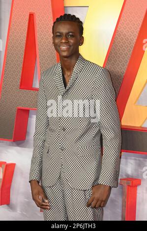 Callum Daniel attends Special Screening of Shazam! Fury of the Gods at Cineworld Leicester Square, London, UK. Photo date: 7th March 2023. Stock Photo