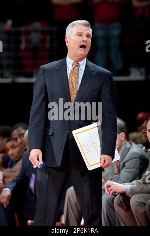 Bruce Weber, Illinois head basketball coach yells at officials during a  game against the University of Missouri at the Savvis Center in St. Louis  on December 23, 2004. Weber was named The