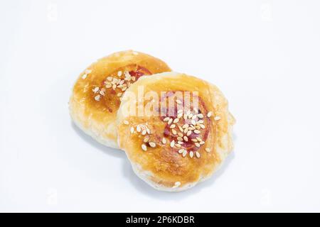 It is a local dessert of Phuket people. Originated from overseas Chinese in Hokkien Province, the popular bean paste with salted egg. Available at sou Stock Photo