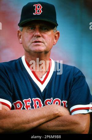 Boston Red Sox Manager Jimy Williams during a game at Anaheim