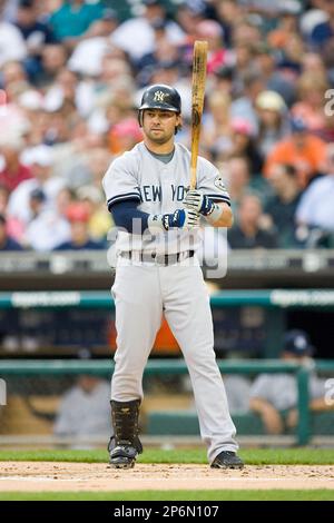 New York Yankees Outfielder Nick Swisher (#33) heads to first. The