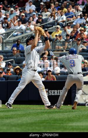 Texas Rangers Mark Teixeira runs out of the batters box after hitting a  double off of Cleveland Indians pitcher Cliff Lee that scored Alfonso  Soriano and Michael Young in the third inning