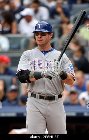 Nelson Cruz #17 of the Texas Rangers before a game against the Los Angeles  Angels at Angel Stadium on June 2, 2012 in Anaheim,California. Los Angeles  defeated Texas 3-2.(Larry Goren/Four Seam Images