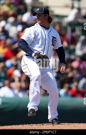 March 5, 2010: Pitcher Phil Coke of the Detroit Tigers during a Spring  Training game at Joker Marchant Stadium in Lakeland, FL. (Mike Janes/Four  Seam Images via AP Images Stock Photo - Alamy