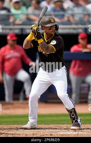 Davey Lopes of the San Diego Padres at Spring Training at the