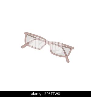 Vector illustration with school and office supplise laing on desk. Paper, pencil, pen, ruller, calendar. Letters digits. Hand drawing bright color Stock Vector