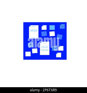 Vector illustration with school and office supplise laing on desk. Paper, pencil, pen, ruller, calendar. Letters digits. Hand drawing bright color Stock Vector