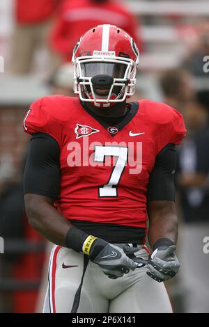 Georgia tight end Orson Charles (7) looks on to the crowd after a 20-13  loss to LSU. (Credit Image: © Daniel Shirey/Southcreek Global/ZUMApress.com  Stock Photo - Alamy