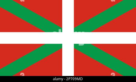 Flag of the Basque Country Stock Photo