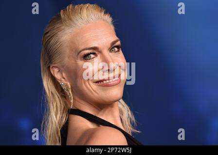 Westwood, CA. 07/03/2023, Hannah Waddingham arriving to the ‘Ted Lasso’ Season 3 Premiere at Village Theatre on March 07, 2023 in Westwood, CA. © Lisa OConnor/AFF-USA.com Stock Photo