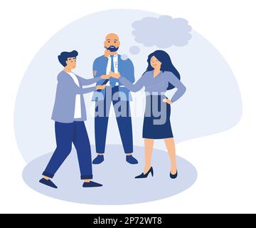 City quest, Set up scavenger hunt team, get and complete tasks, discussing an action plan, people urban lifestyle, game challenge, flat vector modern Stock Vector