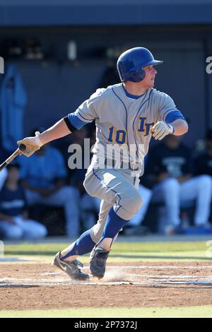 Indian River State College third baseman Cory Spangenberg (10) during a  game vs. the State College of Florida Manatees at Robert C. Wynn Field in  Bradenton, Florida; February 22, 2011. SCF defeated