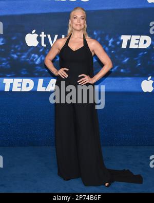 07 March 2023 - Westwood, California - Hannah Waddingham. Apple Original Series ''Ted Lasso'' Season 3 Premiere at the Regency Village Theater. (Credit Image: © Billy Bennight/AdMedia via ZUMA Press Wire) EDITORIAL USAGE ONLY! Not for Commercial USAGE! Stock Photo