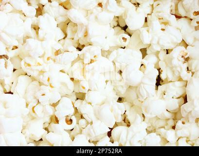 Close up of popcorn. Popcorn texture background Stock Photo