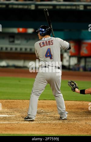 Florida Marlins Omar Infante plays in a game against the New York Mets, Sun  Life Stadium, Miami, FL, April 1, 2011( AP Photo/Tom DiPace Stock Photo -  Alamy