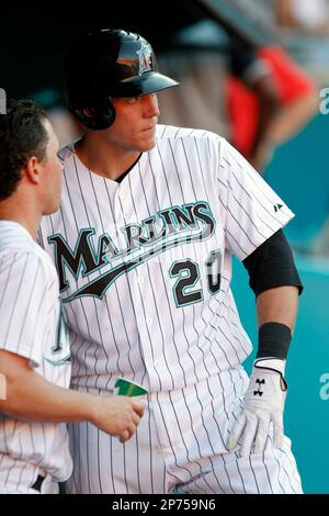 Miami Marlins Hanley Ramirez during a game against the New York Yankees in  Miami,Florida on April 1,2012 at Marlins Park.(AP Photo/Tom DiPace Stock  Photo - Alamy