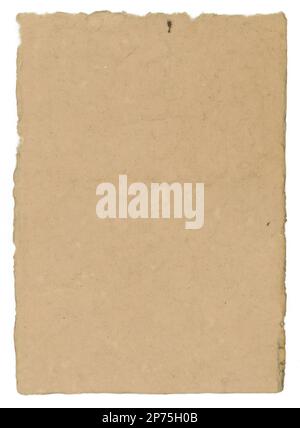 Handmade brown paper. Meant as background Stock Photo