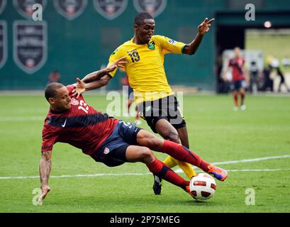 Houston, TX, USA. 29th June, 2019. Canada forward Lucas Cavallini (19)  celebrates his goal during the 1st half of a CONCACAF Gold Cup  quarterfinals soccer match between Haiti and Canada at NRG