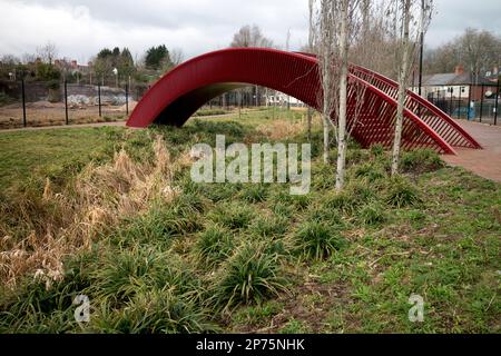 Linear Park area, Abbotts Park, Coventry, West Midlands, England, United Kingdom Stock Photo