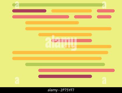 Cartoon coding simulated lines vector illustration Stock Vector