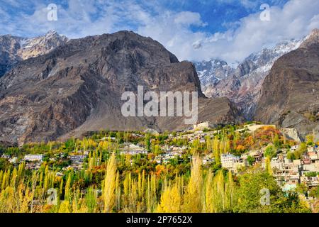 The Baltit Fort is a wood-and-stone structure with mud plaster. It is a ...