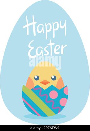 Bright easter chick card in vector format Stock Vector Image & Art - Alamy