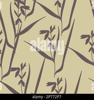 Seamless cornflakes pattern. Vector seamless pattern, hand drawn illustration. Oat flakes seamless background. Stock Vector