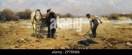 Wierusz-Kowalski Alfred - the Sand Digger Stock Photo - Alamy