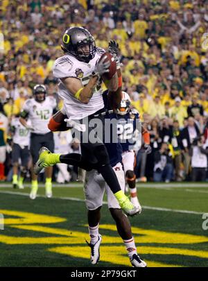 Auburn Tigers safety Mike McNeil against the Oregon Ducks in the first  quarter during the BCS National Championship NCAA football game on Monday,  Jan. 10, 2011, in Glendale. (Rick Scuteri/AP Images Stock