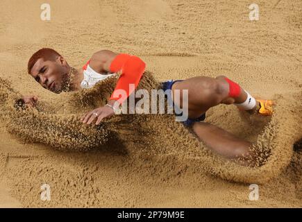 Erwan KONATE of France Long Jump Men Final during the European Athletics Indoor Championships 2023 on March 5, 2023 at Atakoy Arena in Istanbul, Turkey - Photo Laurent Lairys / DPPI Stock Photo