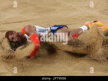 Erwan KONATE of France Long Jump Men Final during the European Athletics Indoor Championships 2023 on March 5, 2023 at Atakoy Arena in Istanbul, Turkey - Photo Laurent Lairys / DPPI Stock Photo