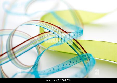 Colourful bows for gifts Easter Stock Photo