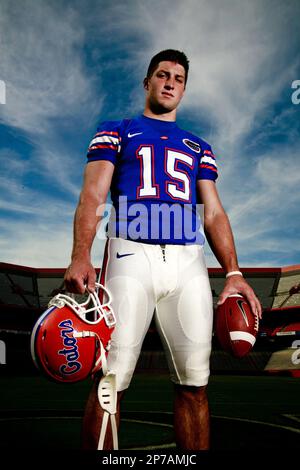 Florida Gators: No. 15 Tim Tebow w/ 2007 BCS National Championship