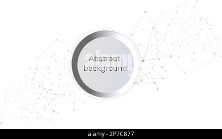 Scientific, technological molecular medical background.Genetic engineering and molecular structure, hexagon DNA network, science chemical Stock Vector