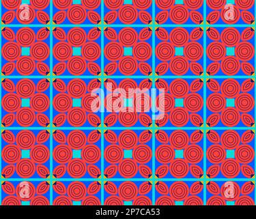 Oriental ethnic geometric seamless Tile pattern made with various traditional elements style design background and abstract colorful seamless pattern Stock Photo
