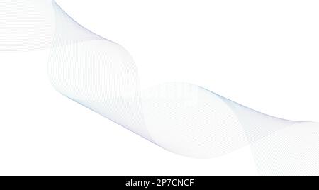 Abstract background with parallel lines. Futuristic technological background. Creates the effect of an optical illusion. Stock Vector