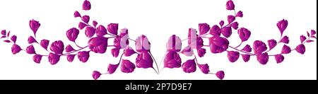 Floral background, Floral composition, floral background with tender flowers and branches of buds. Hand drawing. For stylized decor, invitations Stock Vector