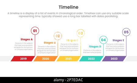 timeline set of point infographic with rectangle callout stack and 4 ...